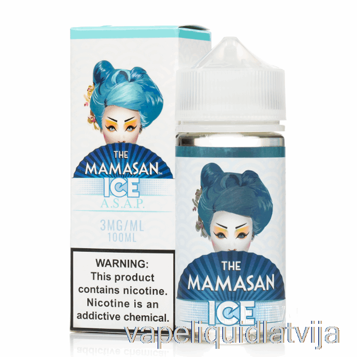 Ledus Asap - Mamasan E-šķidrums - 100ml 3mg Vape šķidrums